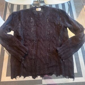 Acne Black knit. Size small